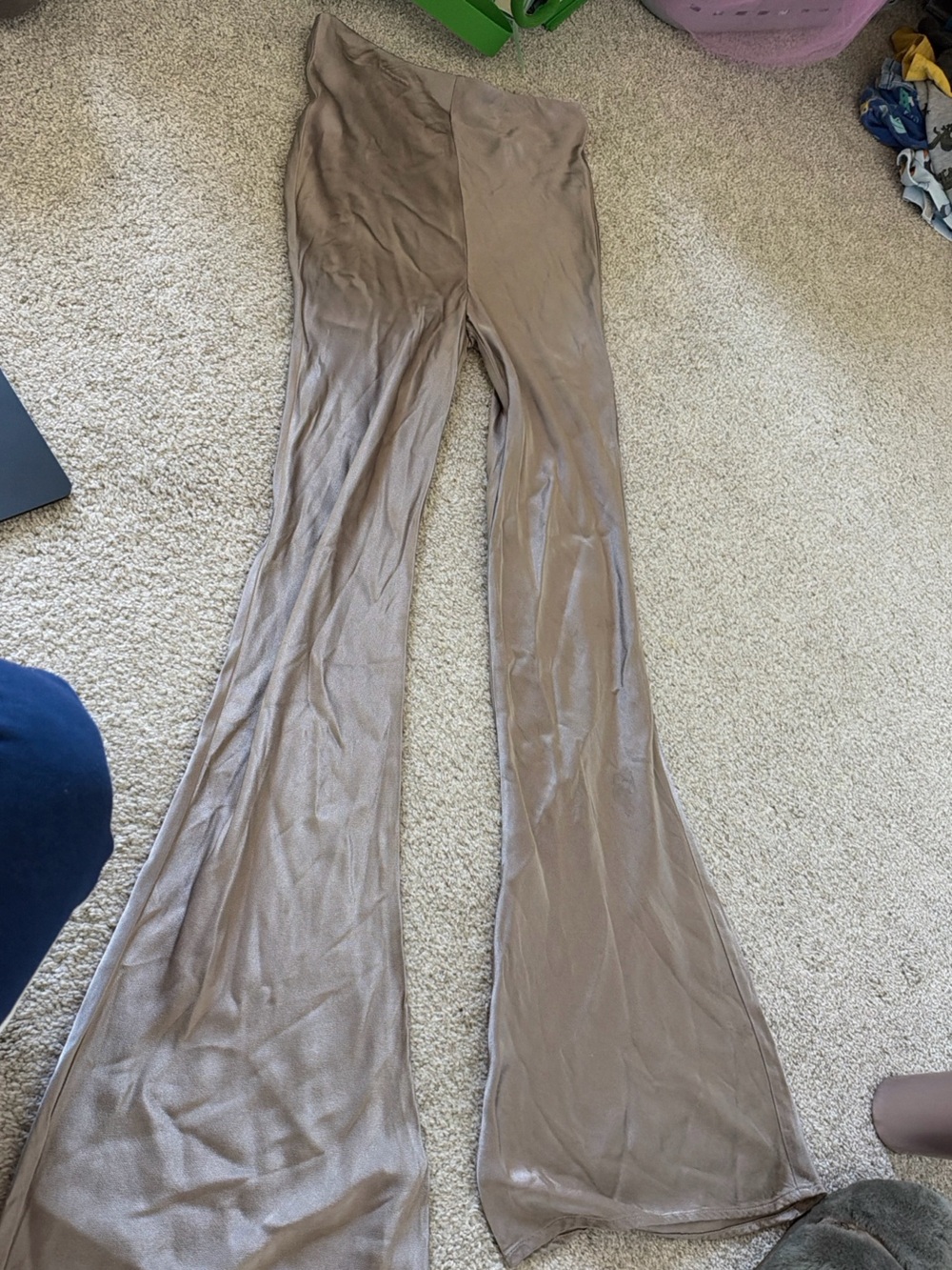 Sophie Rue Taupe Wide-Leg Jumpsuit Pants